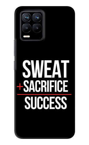 Sweat Sacrifice Success Realme 8 Back Skin Wrap