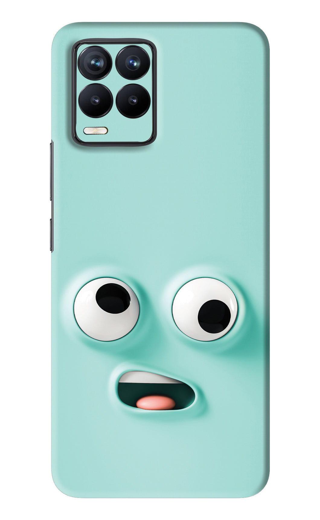Silly Face Cartoon Realme 8 Back Skin Wrap