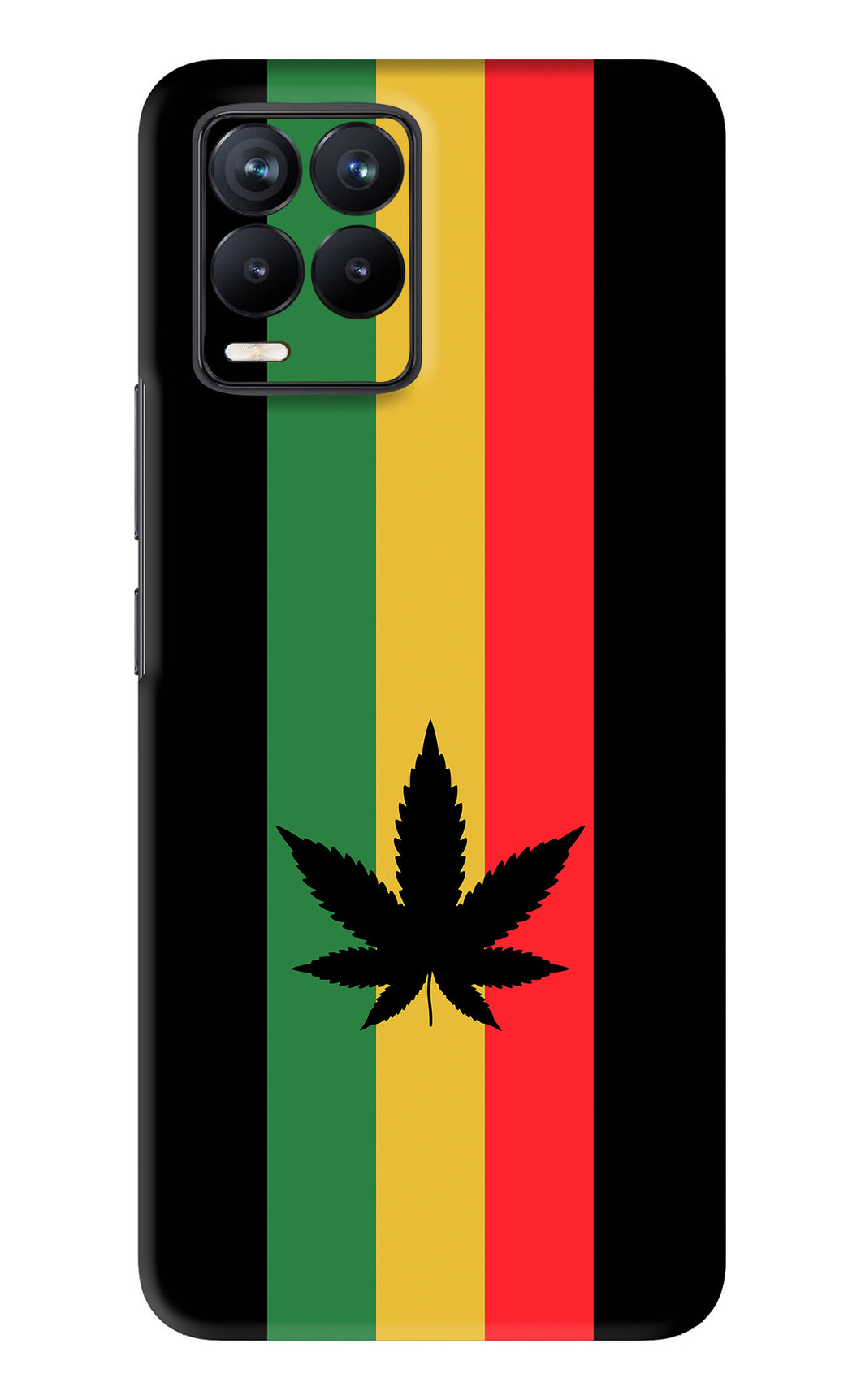 Weed Flag Realme 8 Back Skin Wrap