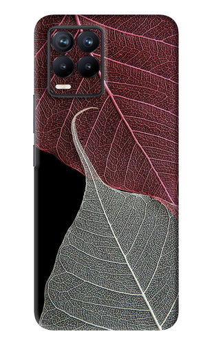 Leaf Pattern Realme 8 Back Skin Wrap