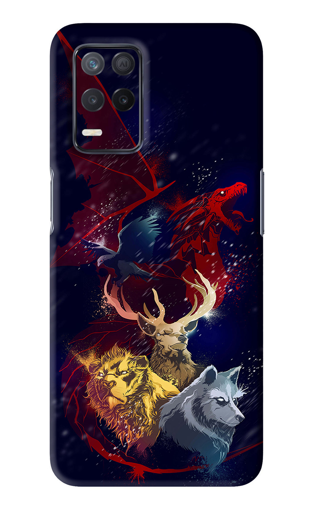Game Of Thrones Realme 8 5G Back Skin Wrap