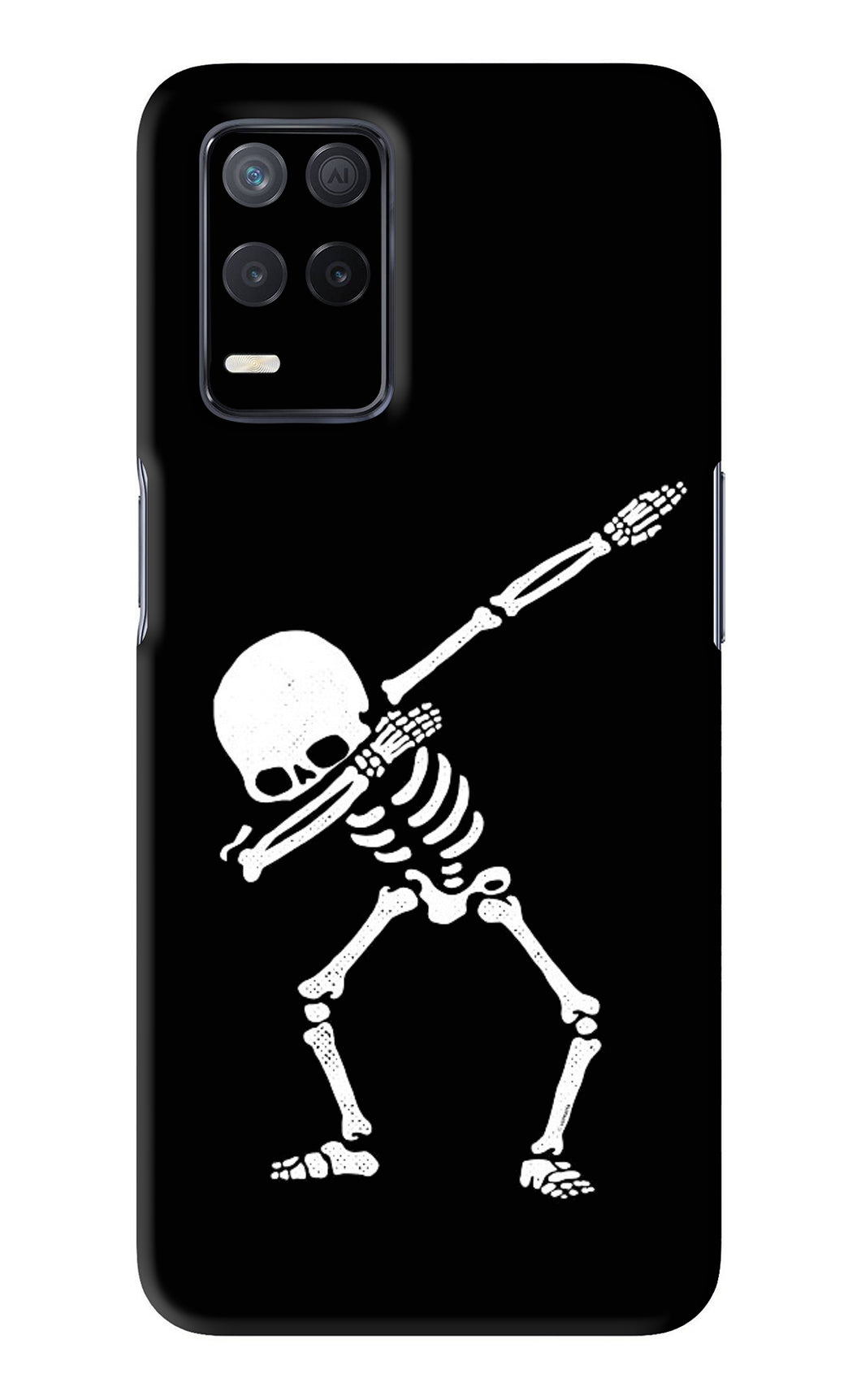 Dabbing Skeleton Art Realme 8 5G Back Skin Wrap