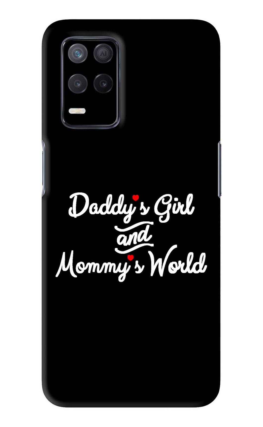 Daddy's Girl and Mommy's World Realme 8 5G Back Skin Wrap
