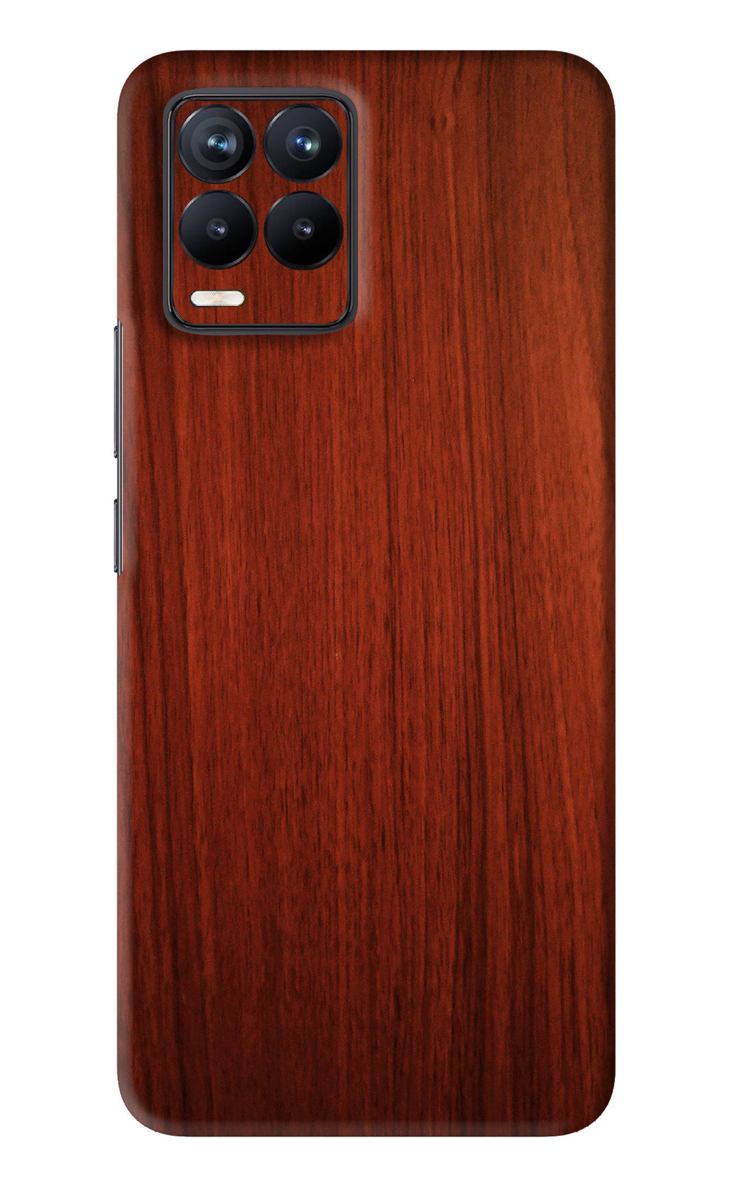 Wooden Plain Pattern Realme 8 Pro Back Skin Wrap