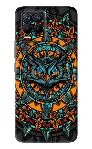 Angry Owl Art Realme 8 Pro Back Skin Wrap