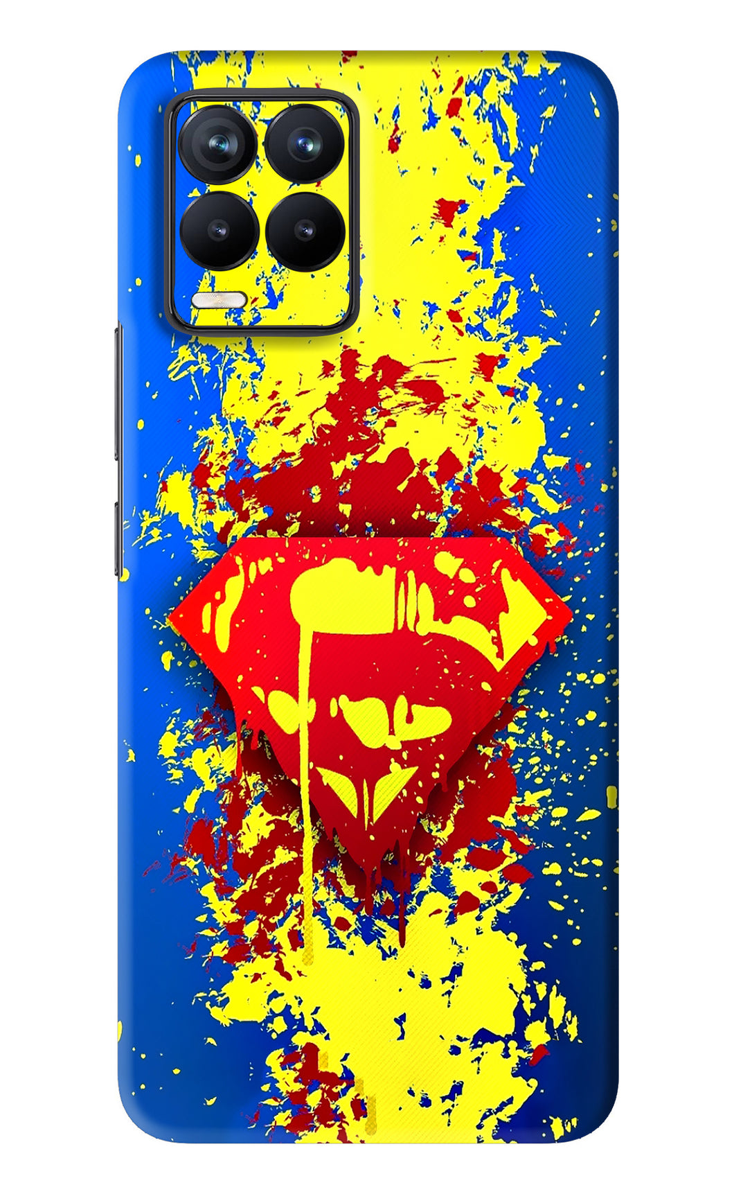 Superman logo Realme 8 Pro Back Skin Wrap