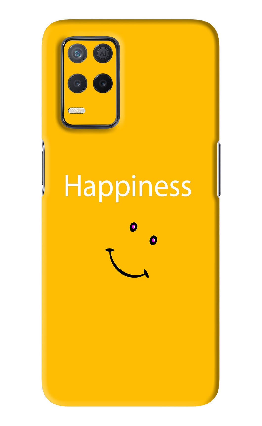 Happiness With Smiley Realme 8s Back Skin Wrap