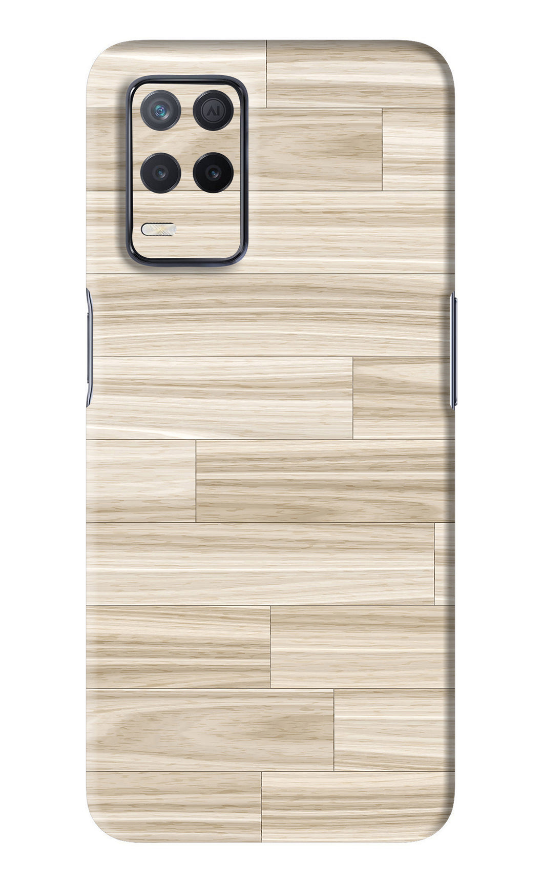 Wooden Art Texture Realme 8s Back Skin Wrap