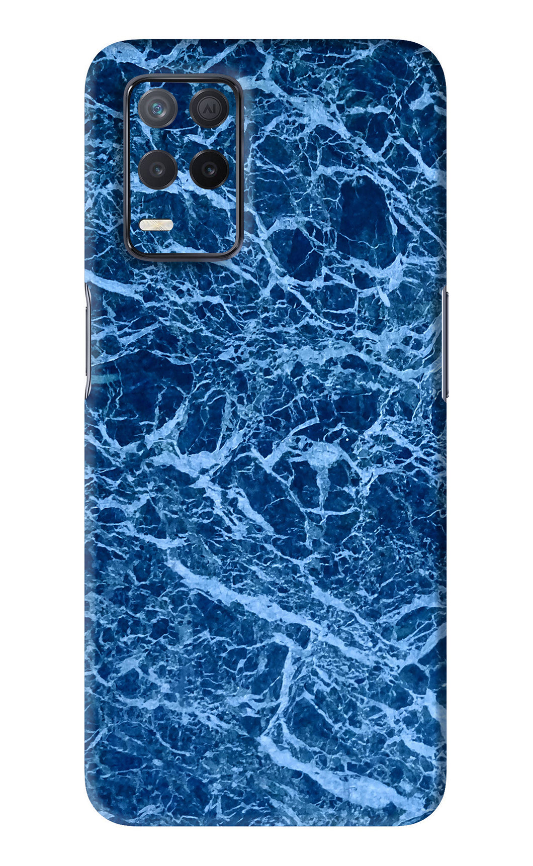Blue Marble Realme 8s Back Skin Wrap