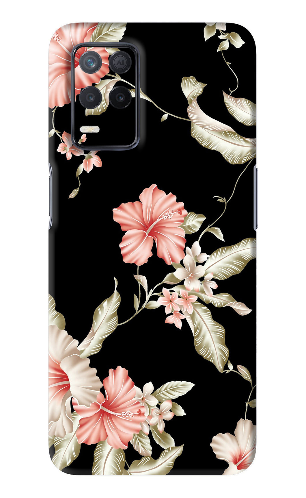 Flowers 2 Realme 8s Back Skin Wrap