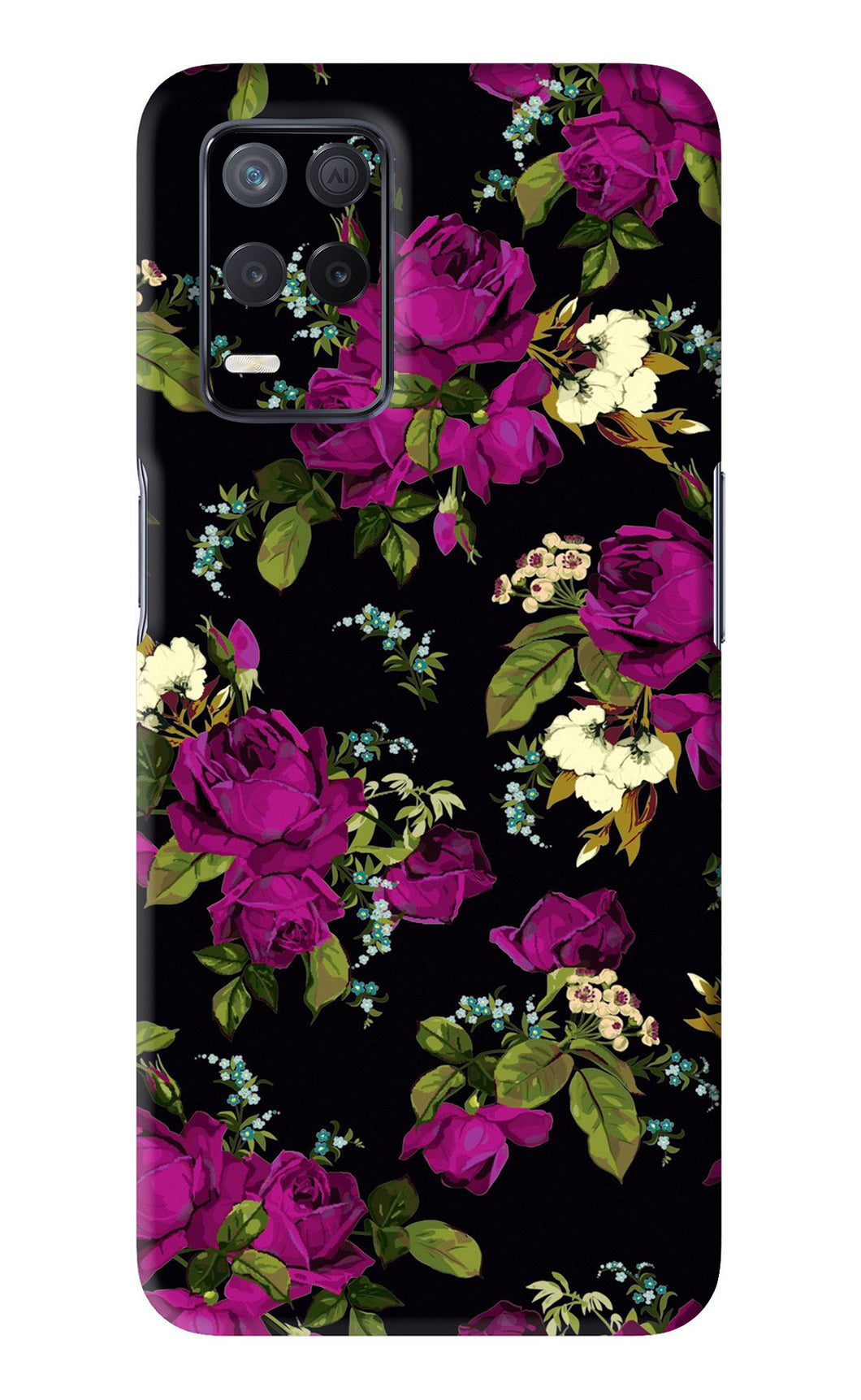 Flowers 3 Realme 8s Back Skin Wrap