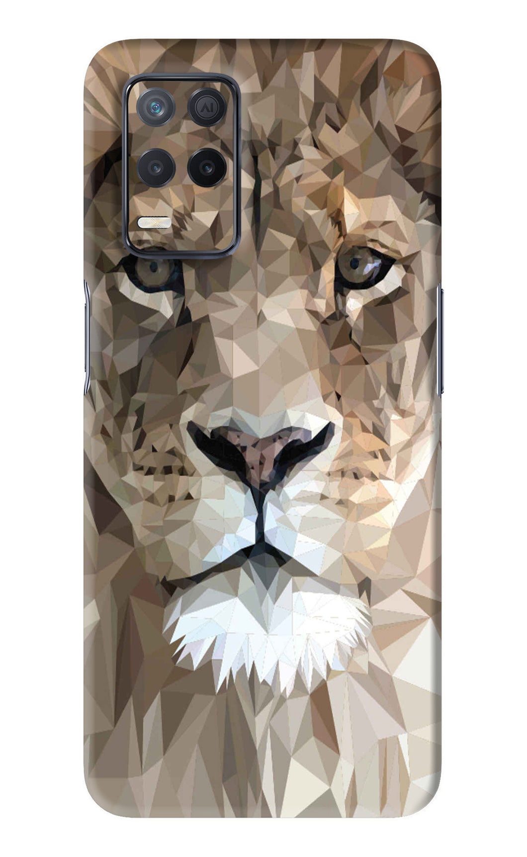 Lion Art Realme 8s Back Skin Wrap