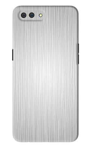 Wooden Grey Texture Realme C1 Back Skin Wrap