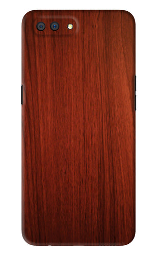 Wooden Plain Pattern Realme C1 Back Skin Wrap