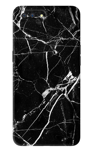 Black Marble Texture 2 Realme C1 Back Skin Wrap