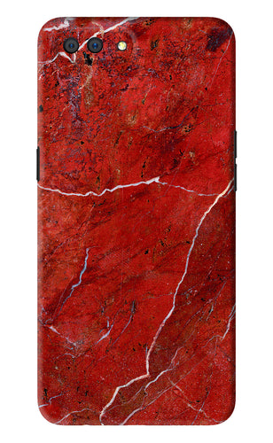Red Marble Design Realme C1 Back Skin Wrap