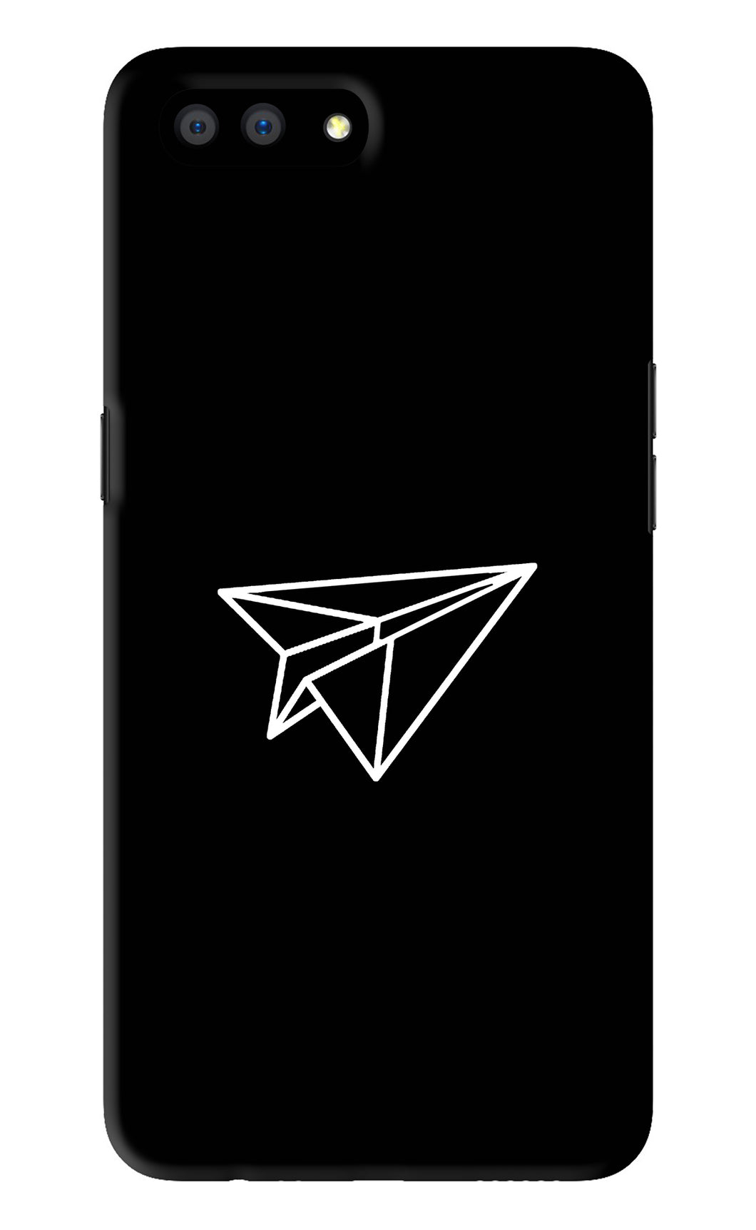 Paper Plane White Realme C1 Back Skin Wrap