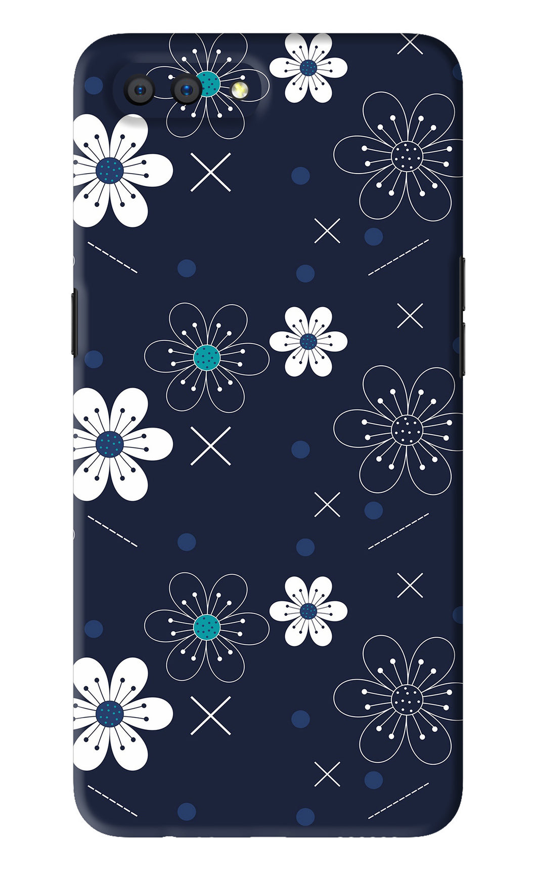 Flowers 4 Realme C1 Back Skin Wrap