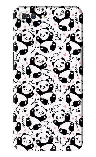 Cute Panda Realme C1 Back Skin Wrap