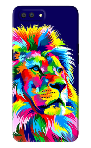 Vector Art Lion Realme C1 Back Skin Wrap
