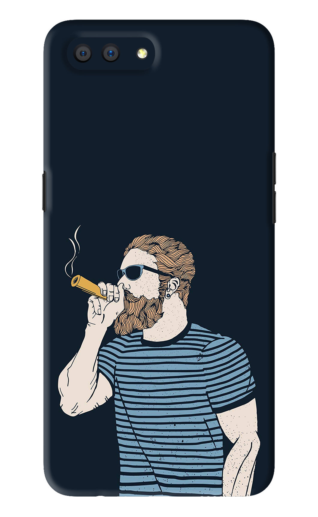 Smoking Realme C1 Back Skin Wrap