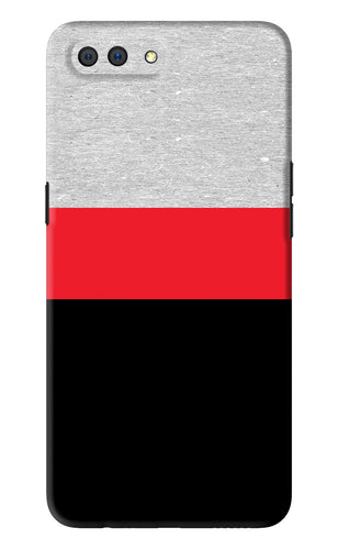Tri Color Pattern Realme C1 Back Skin Wrap