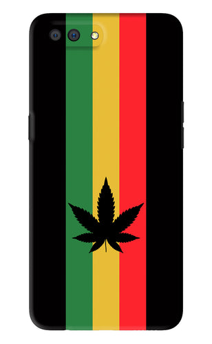 Weed Flag Realme C1 Back Skin Wrap