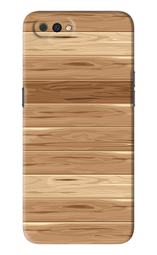 Wooden Vector Realme C2 Back Skin Wrap