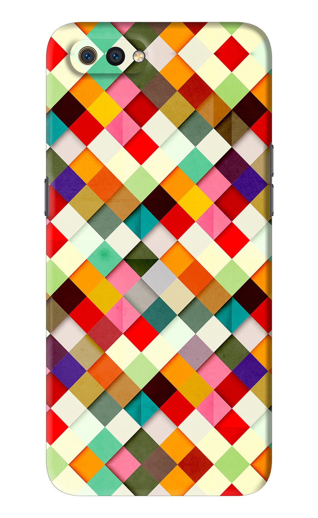 Geometric Abstract Colorful Realme C2 Back Skin Wrap