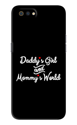 Daddy's Girl and Mommy's World Realme C2 Back Skin Wrap