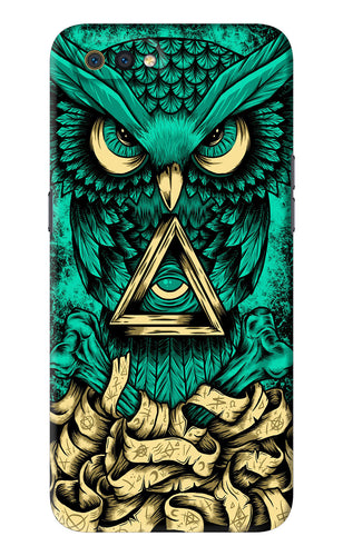Green Owl Realme C2 Back Skin Wrap