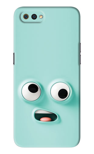 Silly Face Cartoon Realme C2 Back Skin Wrap