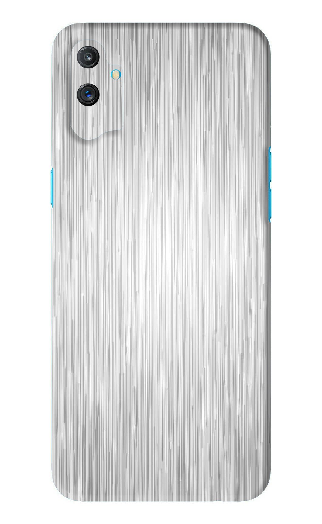 Wooden Grey Texture Realme C3 Back Skin Wrap