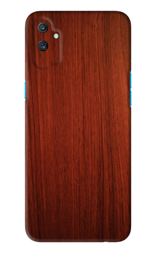 Wooden Plain Pattern Realme C3 Back Skin Wrap