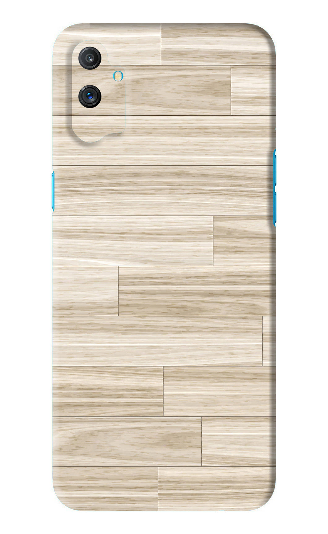 Wooden Art Texture Realme C3 Back Skin Wrap