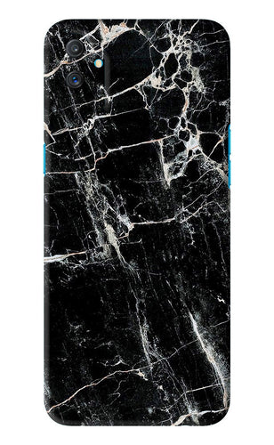 Black Marble Texture 1 Realme C3 Back Skin Wrap