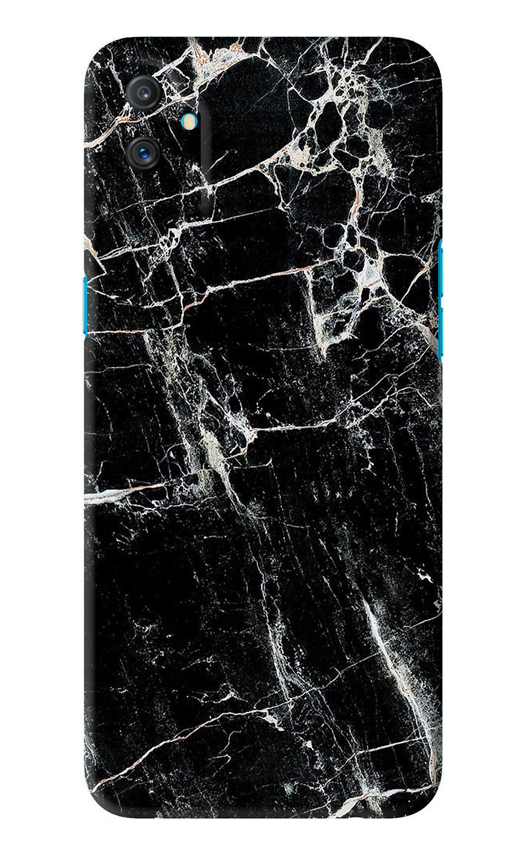 Black Marble Texture 1 Realme C3 Back Skin Wrap