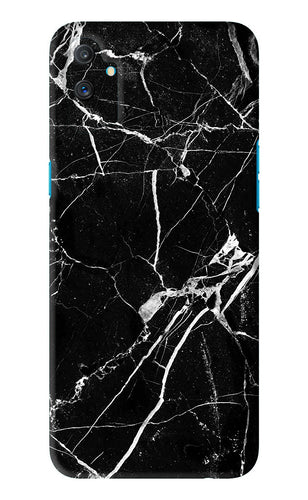 Black Marble Texture 2 Realme C3 Back Skin Wrap