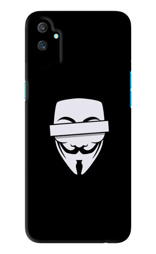 Anonymous Face Realme C3 Back Skin Wrap