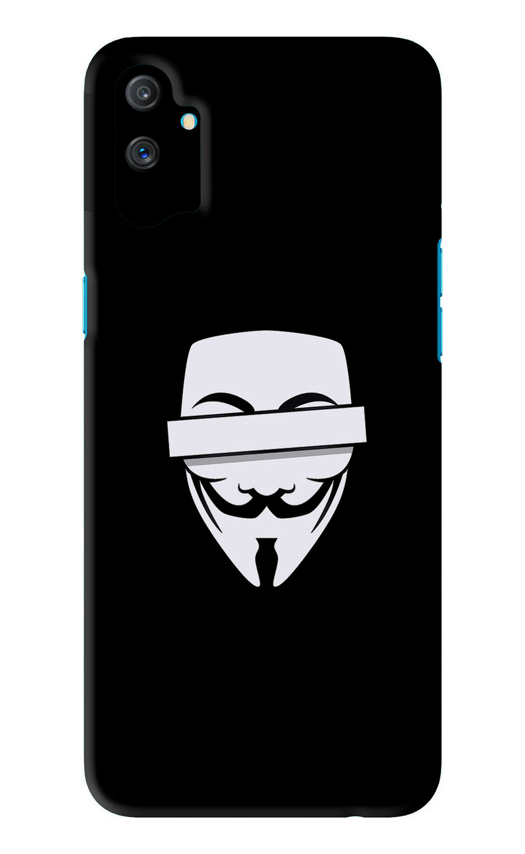 Anonymous Face Realme C3 Back Skin Wrap