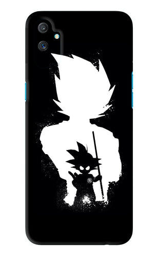 Goku Shadow Realme C3 Back Skin Wrap