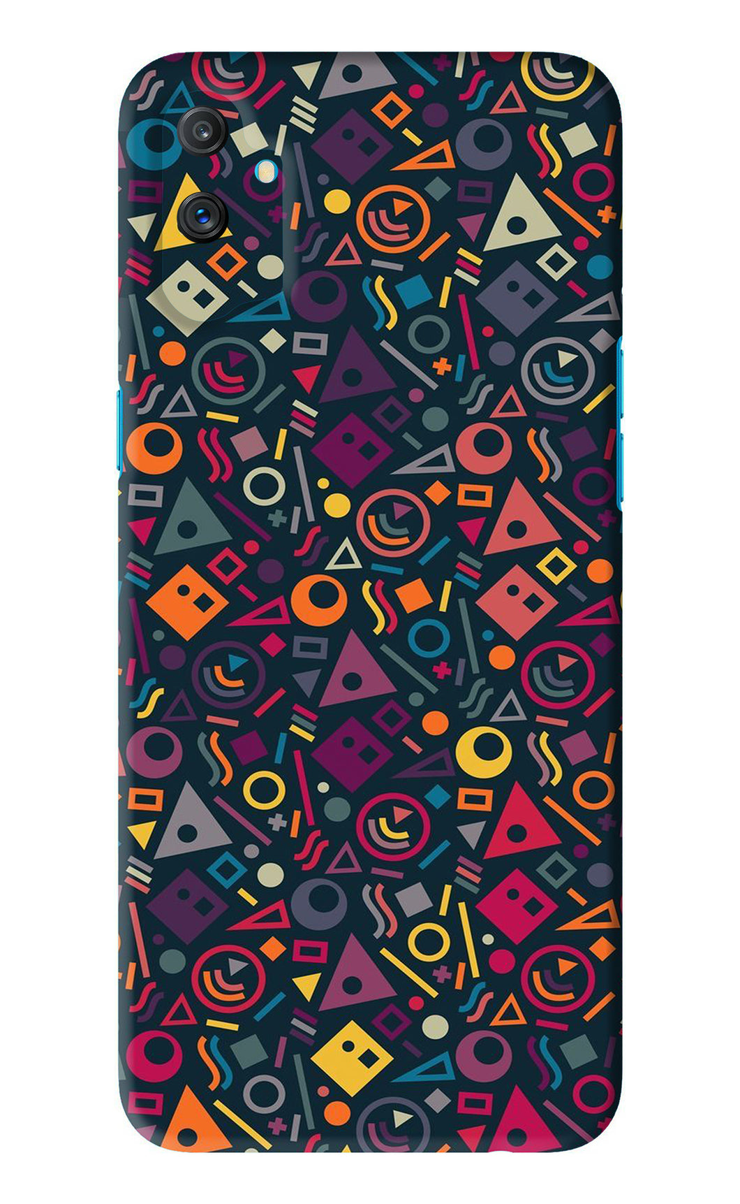 Geometric Abstract Realme C3 Back Skin Wrap
