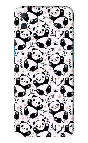 Cute Panda Realme C3 Back Skin Wrap