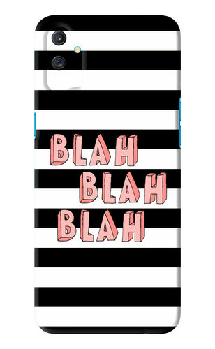 Blah Blah Blah Realme C3 Back Skin Wrap