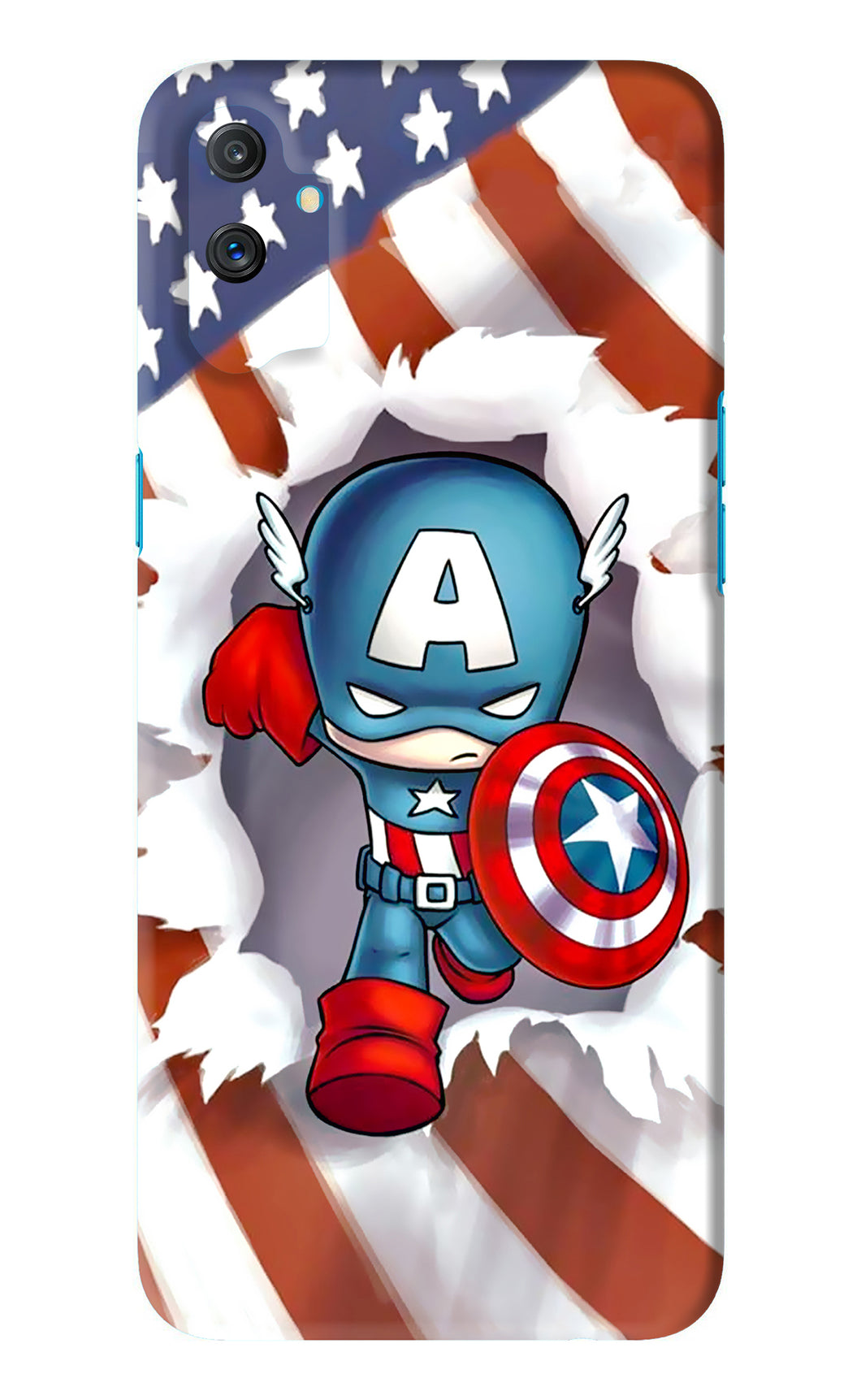 Captain America Realme C3 Back Skin Wrap