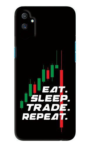 Eat Sleep Trade Repeat Realme C3 Back Skin Wrap