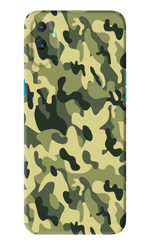Camouflage Realme C3 Back Skin Wrap