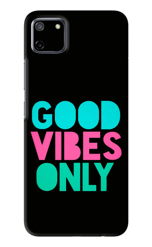 Quote Good Vibes Only Realme C11 Back Skin Wrap