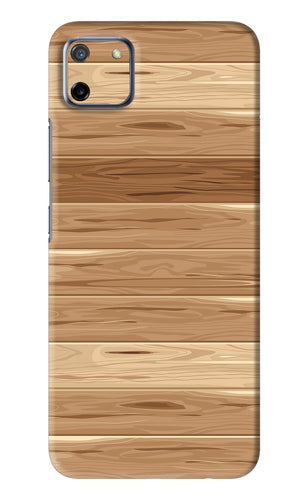 Wooden Vector Realme C11 Back Skin Wrap