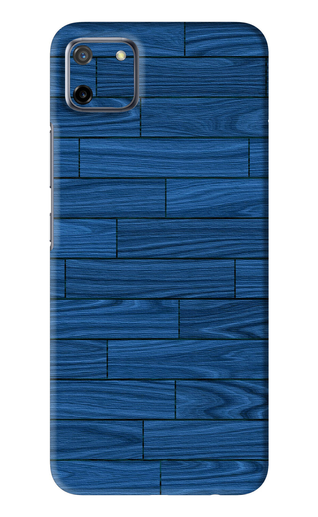 Blue Wooden Texture Realme C11 Back Skin Wrap